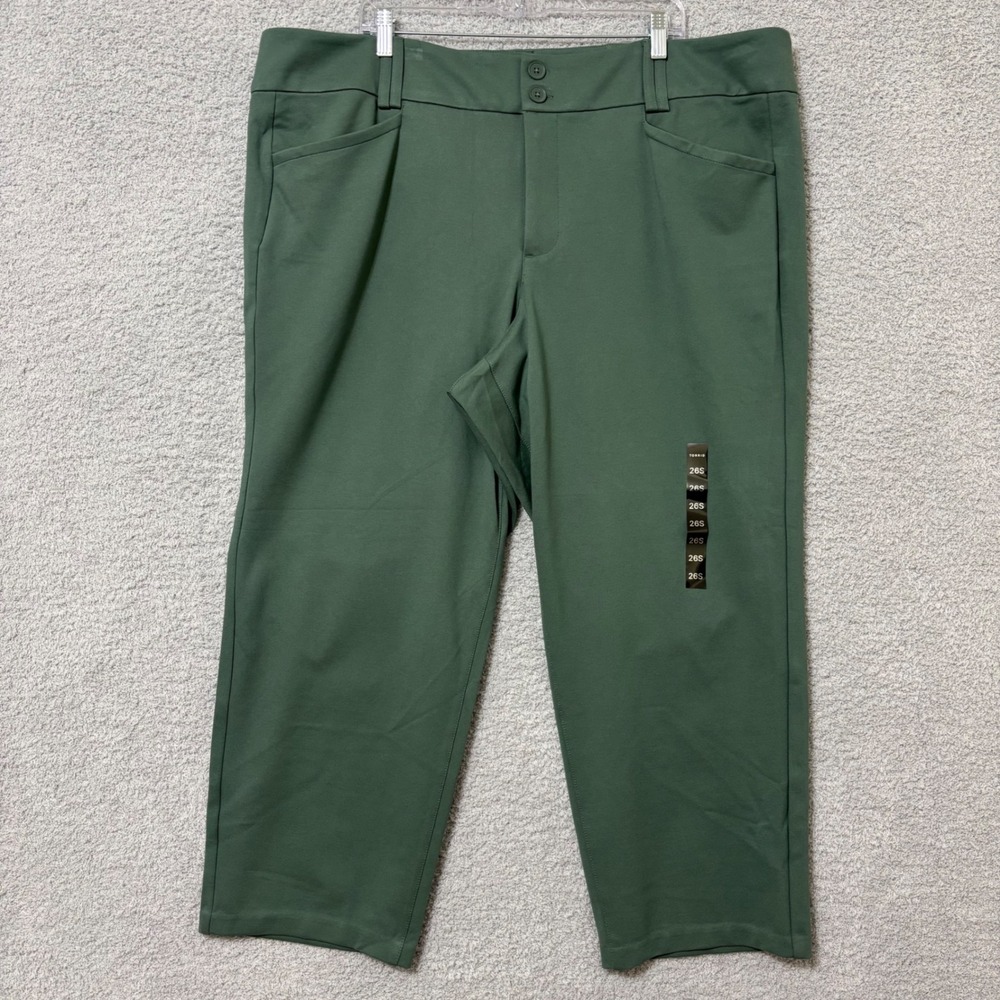 Plus Size 26 Short Straight Ponte Trouser Workwear NWT Studio by Torrid